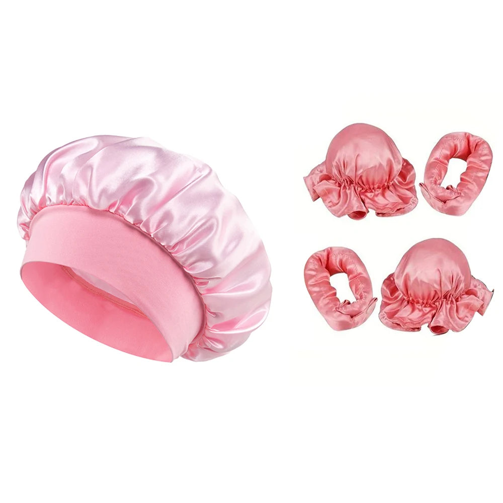 Bonnet and Non-heat hair curler