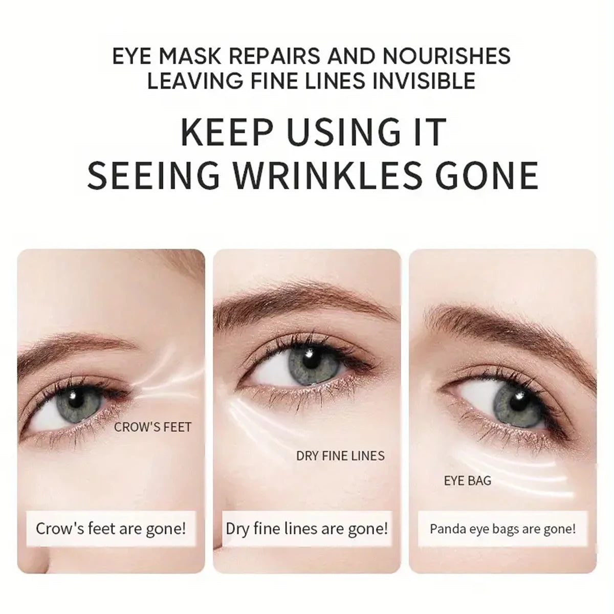 Seaweed hyaluronic acid eye mask