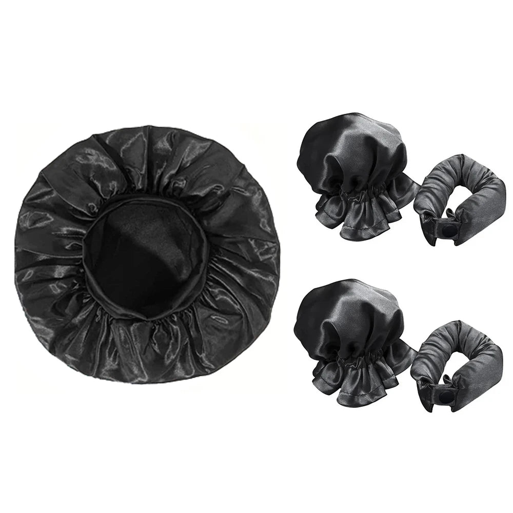 Bonnet and Non-heat hair curler