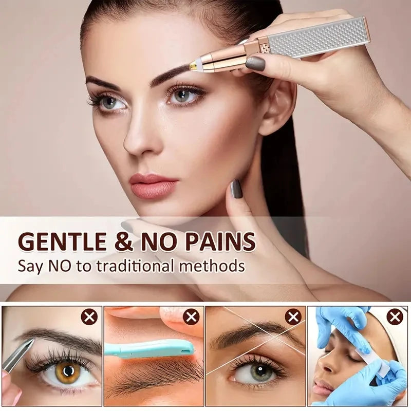 Rechargeable Eyebrow, Nose, and Face trimmer