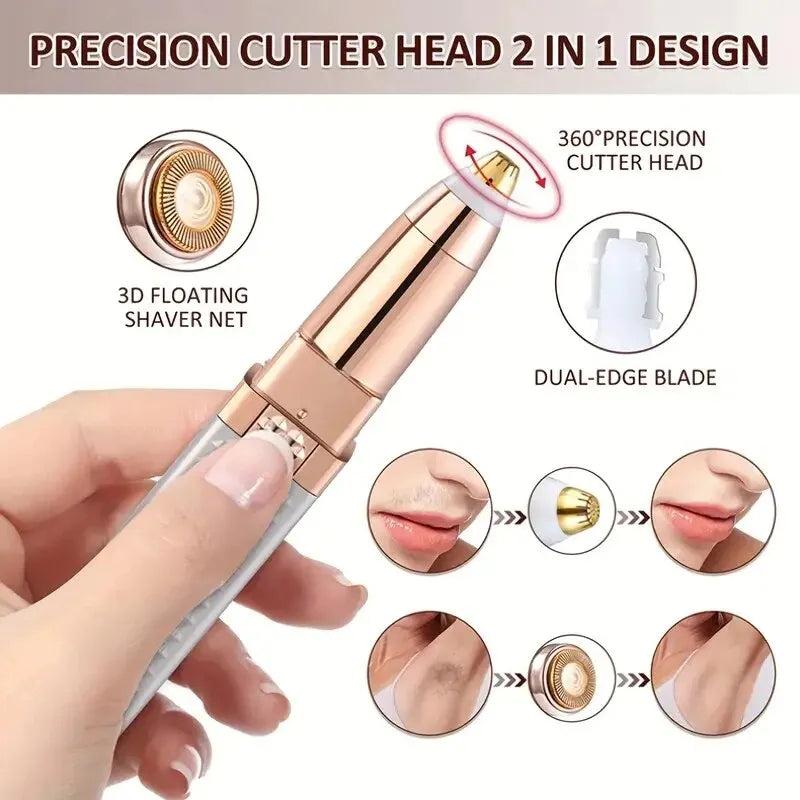 Rechargeable Eyebrow, Nose, and Face trimmer