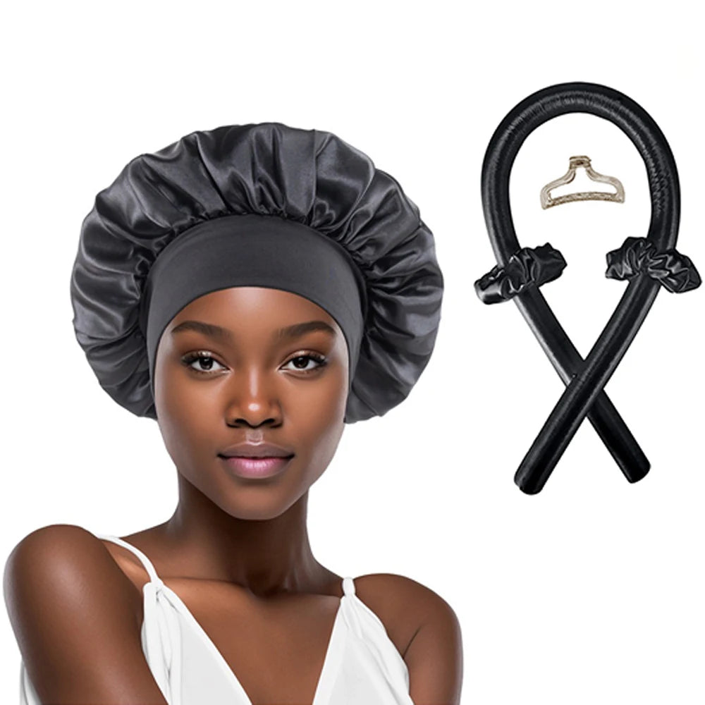 Bonnet and Non-heat hair curler