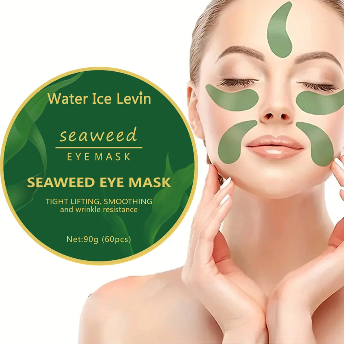 Seaweed hyaluronic acid eye mask