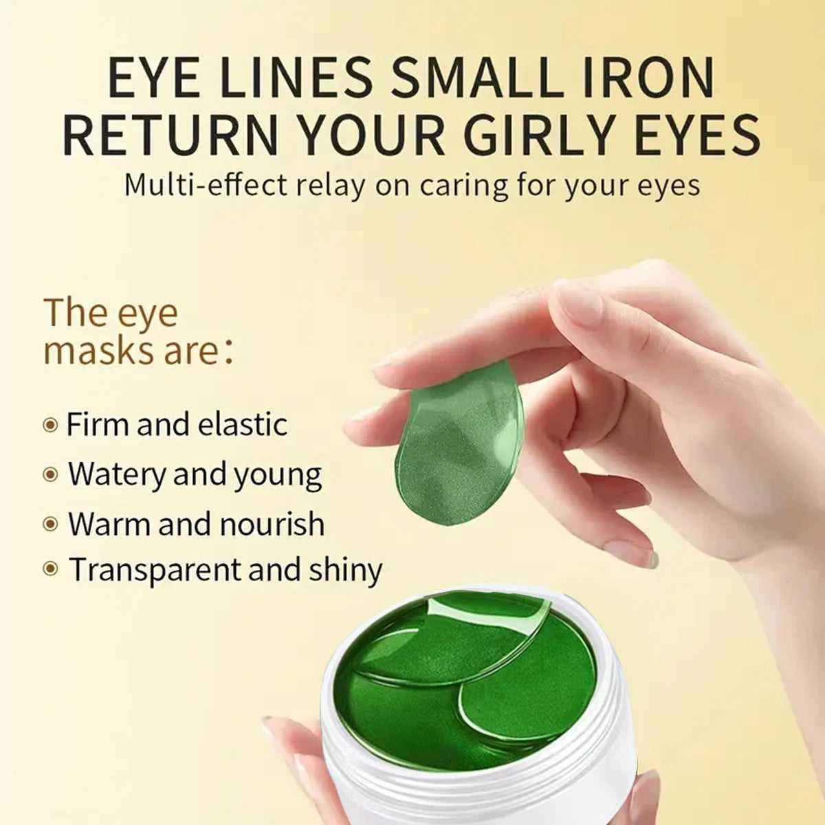 Seaweed hyaluronic acid eye mask